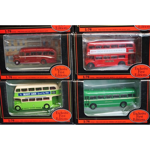 1249 - 28 Boxed EFE Exclusive First Editions 1:76 diecast models to include 15617 AEC Routemaster Bus Stage... 