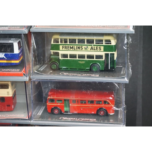 1251 - 28 Cased Corgi Original Omnibus 1:76 ltd edn diecast models, mostly sealed with COAs, to include 451... 