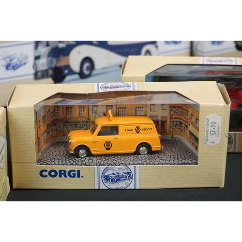 1254 - 22 Boxed Corgi Classics diecast models to include 11 x Public Transport from Corgi with COAs (97821,... 