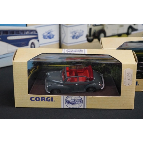 1254 - 22 Boxed Corgi Classics diecast models to include 11 x Public Transport from Corgi with COAs (97821,... 