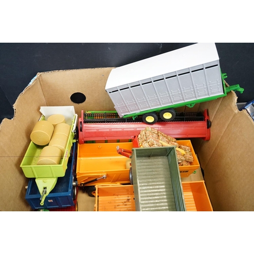 1255 - 30 diecast & plastic farming vehicles and machinery, mostly Britains and Siku, to include Britains N... 