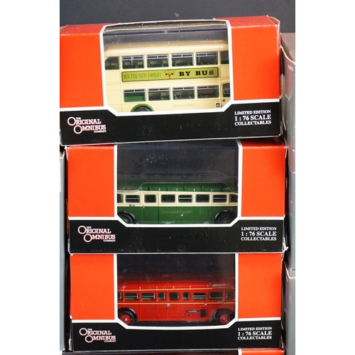 1256 - 16 Cased / boxed Corgi Original Omnibus diecast models, mostly ltd edn, to include 2 x Midland Red (... 