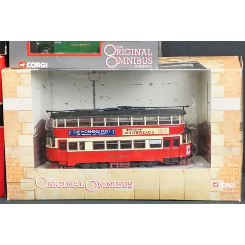 1256 - 16 Cased / boxed Corgi Original Omnibus diecast models, mostly ltd edn, to include 2 x Midland Red (... 