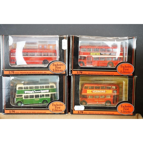 1262 - 28 Boxed EFE Exclusive First Editions 1:76 diecast models to include 16315 Bristol LS Bus Southern V... 