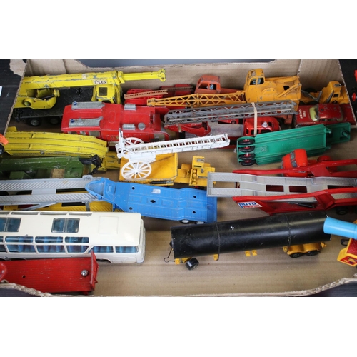 1382 - Collection of over 30 mid 20th C onwards play worn diecast models, to include Dinky, Corgi, Matchbox... 