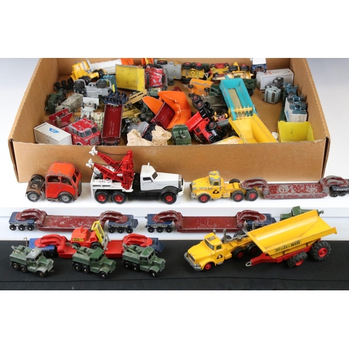 1383 - Collection of over 40 Mid 20th C onwards play worn diecast models, mostly Matchbox and Lesney, featu... 