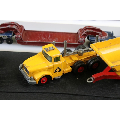 1383 - Collection of over 40 Mid 20th C onwards play worn diecast models, mostly Matchbox and Lesney, featu... 