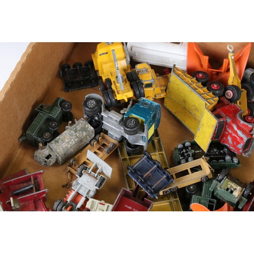 1383 - Collection of over 40 Mid 20th C onwards play worn diecast models, mostly Matchbox and Lesney, featu... 