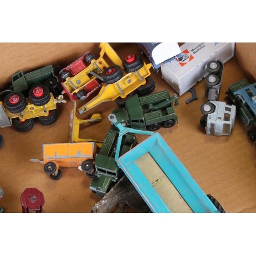 1383 - Collection of over 40 Mid 20th C onwards play worn diecast models, mostly Matchbox and Lesney, featu... 