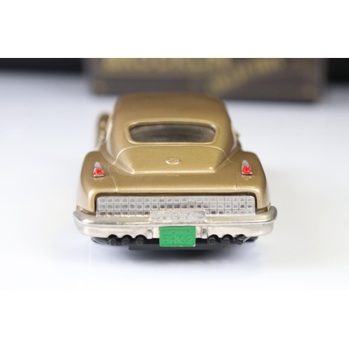 1398 - Boxed Brooklin Collection BRK. 2A 1948 Tucker Torpedo diecast model in metallic gold (diecast ex, bo... 