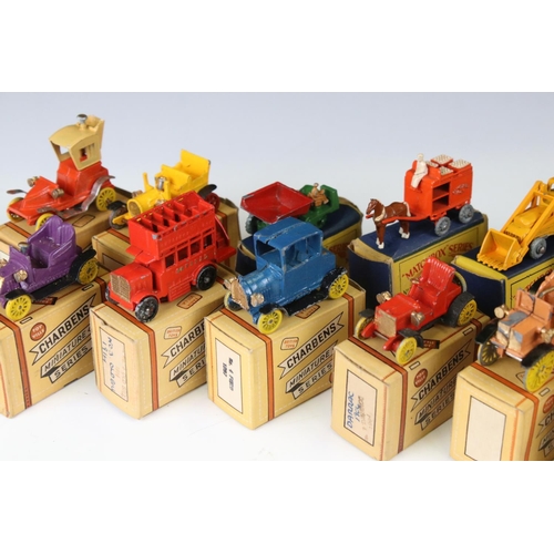 1398A - 13 Boxed diecast models to include 8 x Charbens Miniature Series, 4 x Matchbox Lesney and 1 x Mighty... 