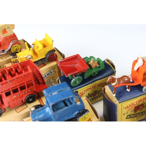 1398A - 13 Boxed diecast models to include 8 x Charbens Miniature Series, 4 x Matchbox Lesney and 1 x Mighty... 