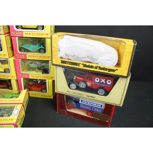 1299 - 36 Boxed diecast models to include 28 x Matchbox Models of Yesteryear (Y-2, Y-3, Y-1, Y-4, Y-5, etc)... 