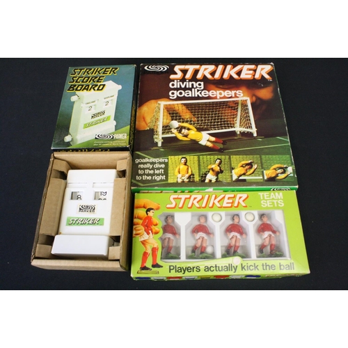 422 - Striker by Parker - Five boxed sets to include a team set, Diving Goalkeepers set 31196, Floodlights... 