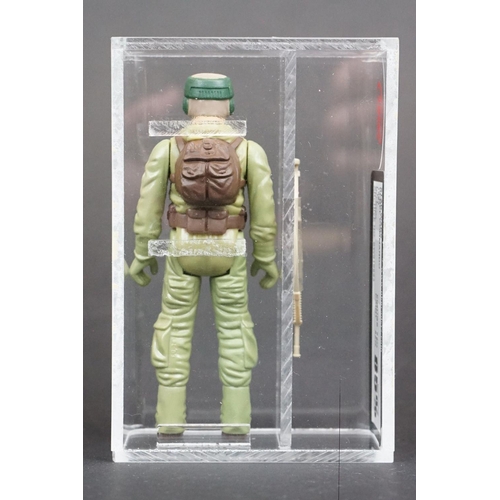 1651 - Star Wars - UKG graded cased Rebel Commando figure with accessory (1983) Figure 85% Paint 85% Overal... 