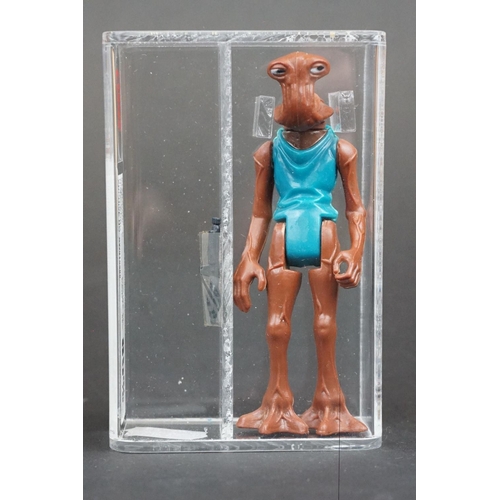 1652 - Star Wars - UKG graded cased Hammerhead figure with accessory (1978), Hong Kong, Figure 85% Paint 85... 