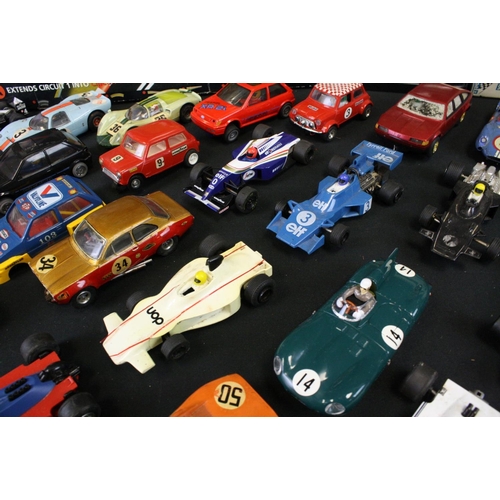 1302 - Scalextric -  Collection of 40+ slot cars, to include boxed C/67 F/J Lotus & C/82 Lotus  and other b... 