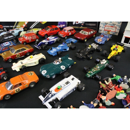 1302 - Scalextric -  Collection of 40+ slot cars, to include boxed C/67 F/J Lotus & C/82 Lotus  and other b... 