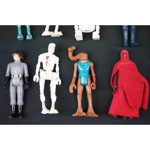 1659 - Star Wars - 77 Original Star Wars figures in play worn condition to include Death Squad Commander, 2... 