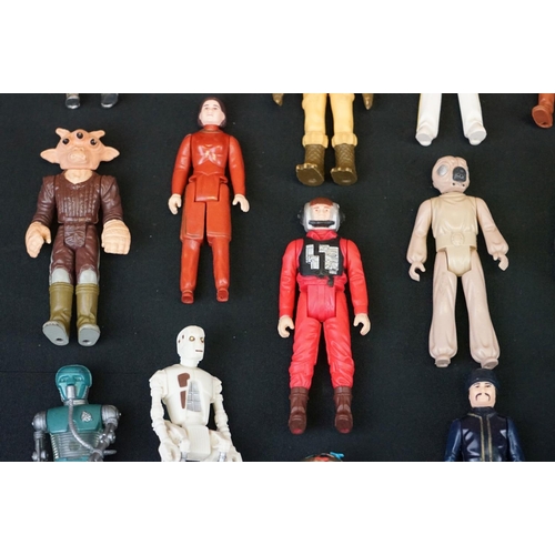 1659 - Star Wars - 77 Original Star Wars figures in play worn condition to include Death Squad Commander, 2... 