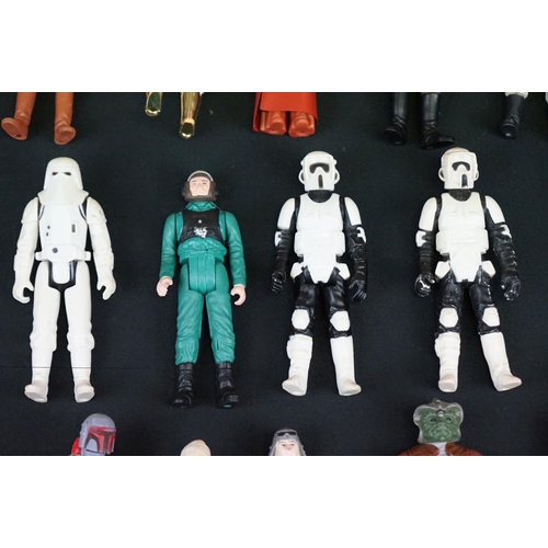 1659 - Star Wars - 77 Original Star Wars figures in play worn condition to include Death Squad Commander, 2... 