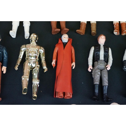 1659 - Star Wars - 77 Original Star Wars figures in play worn condition to include Death Squad Commander, 2... 