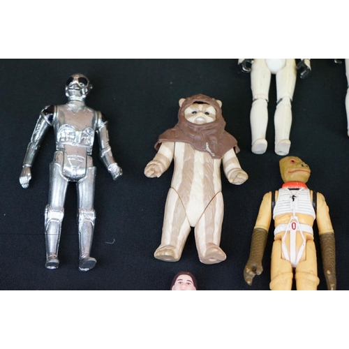 1659 - Star Wars - 77 Original Star Wars figures in play worn condition to include Death Squad Commander, 2... 