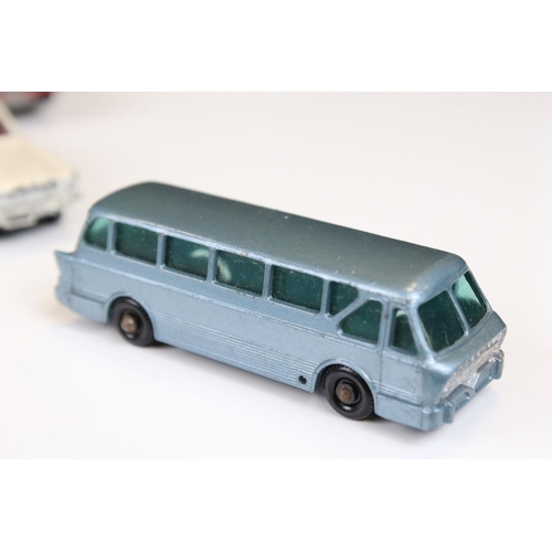 1387 - 40 Mid 20th C onwards play worn diecast models to include Matchbox, Budgie and Charbens featuring ro... 