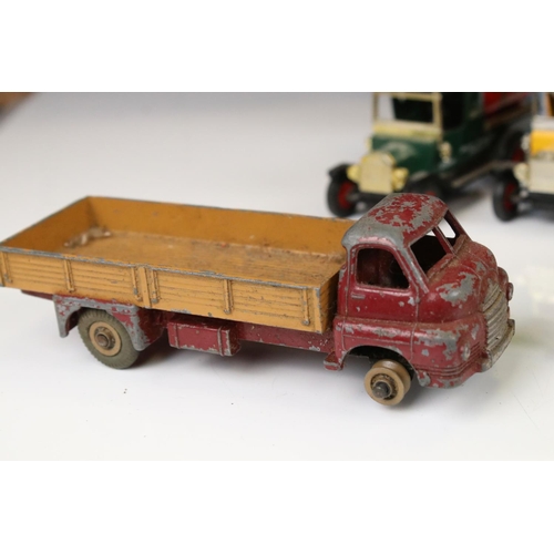 1388 - 21 mid 20th C onwards play worn diecast models to include Dinky, Corgi, Matchbox and Lledo, featurin... 