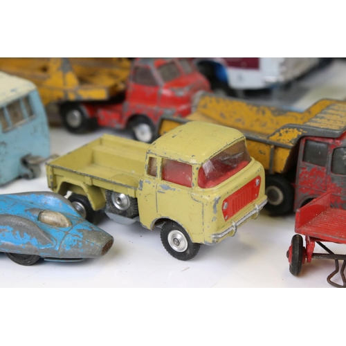 1389 - Around 20 mid 20th C onwards diecast models to include Dinky, Corgi, Budgie