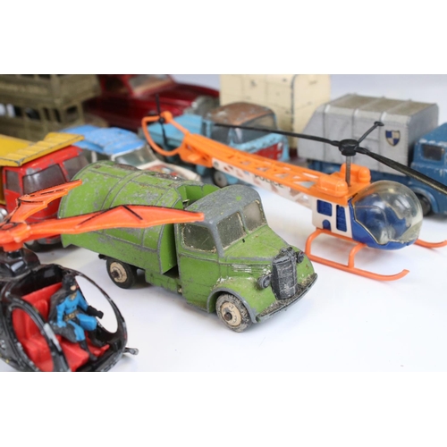 1389 - Around 20 mid 20th C onwards diecast models to include Dinky, Corgi, Budgie