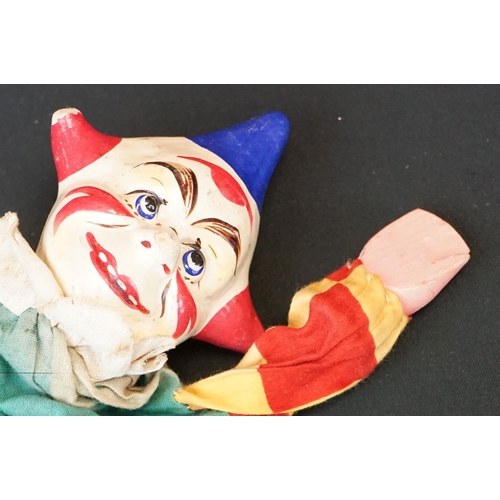 414 - JW S&S Spears & Son Bavaria puppet theatre plus a vintage clown puppet, boxed The Dukes of Hazzard e... 