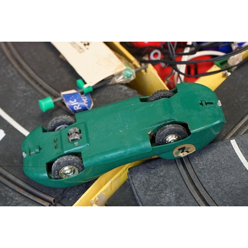 1301 - Boxed Triang Scalextric CM3 set containing 1 x slot car (Lister Jaguar in green), track, 3 x control... 