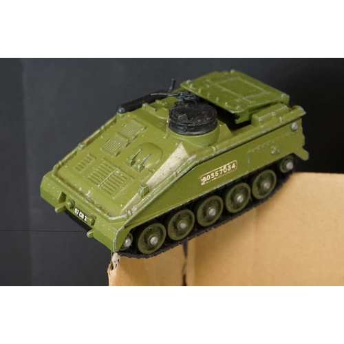 1312 - Around 60 mid 20th C onwards play worn diecast models to include Dinky, Corgi, Matchbox, Husky and T... 