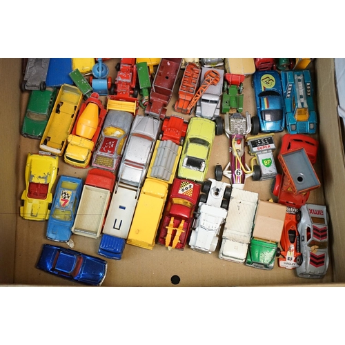 1315 - Over 110 mid 20th C onwards mostly diecast models to include Dinky, Corgi, Matchbox, Tonka, etc, fea... 