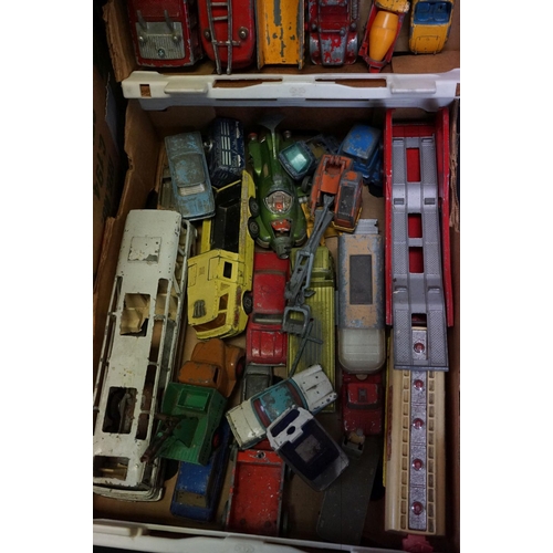 1315 - Over 110 mid 20th C onwards mostly diecast models to include Dinky, Corgi, Matchbox, Tonka, etc, fea... 