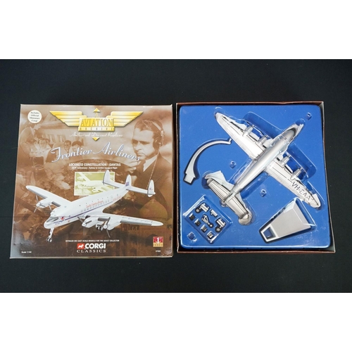 1317 - Six Boxed Corgi The Aviation Archive 1/144 diecast models to include 4 x Frontier Airliners (47103 D... 