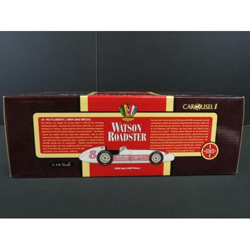 1323 - Boxed 1/18 Carousel 1 Watson Roadster 1956 Indy 500 Winner diecast model, ex