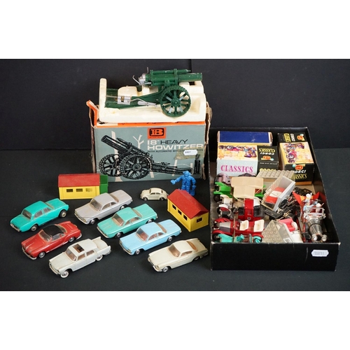 1397 - Quantity of play worn diecast & plastic models to include No Rev, Matchbox & Corgi featuring Corgi C... 