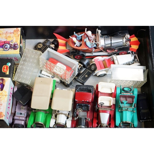 1397 - Quantity of play worn diecast & plastic models to include No Rev, Matchbox & Corgi featuring Corgi C... 