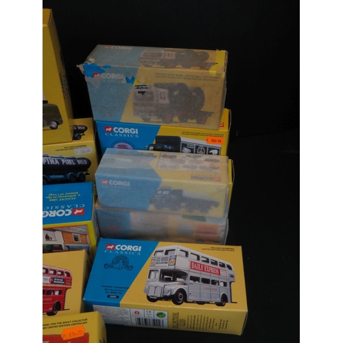 1266 - 18 Boxed Corgi Classics diecast models to include  2 x Confectionery Collection (30308, 18402), Clas... 