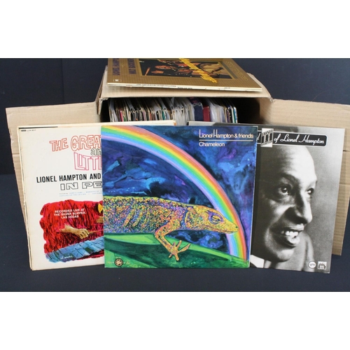 245 - Vinyl - Approx 70 Jazz LPs to include Lionel Hampton, Jene Krupa, Stan Getz, large selection of Duke... 