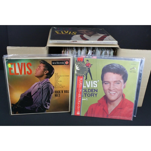 267 - Vinyl - Approx 70 Elvis Presley LPs spanning his career including Japanese pressings, early examples... 