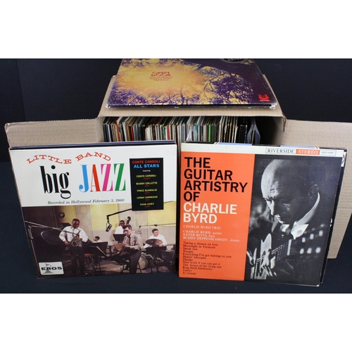 274 - Vinyl - Approx 70 Jazz LPs including Charlie Byrd, Conte Candoli, Kenny Clarke, Roy Budd, Buck Clayt... 