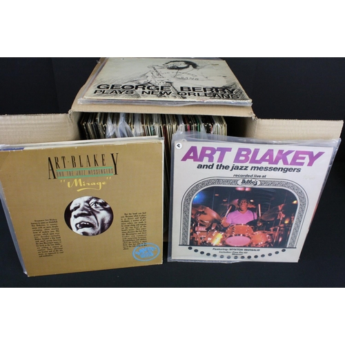 282 - Vinyl - Approx 70 Jazz LPs to include Art Blakey & The Jazz Messengers, Dollar Brand, Les Brown (tes... 