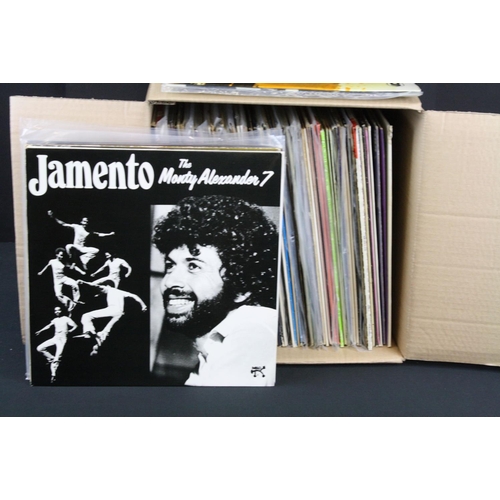 287 - Vinyl - Approx 70 Jazz LPs to include mainly Monty Alexander & Louis Armstrong and also featuring Mi... 