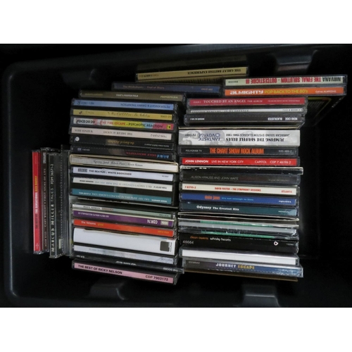 350 - CDs - Around 400 CDs featuring Albums, singles, promos and signed examples, spanning the genres, art... 