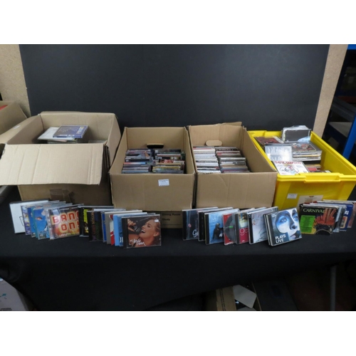 355 - CDs - Around 400 CDs featuring albums, singles, promos and signed examples, spanning the genres, art... 