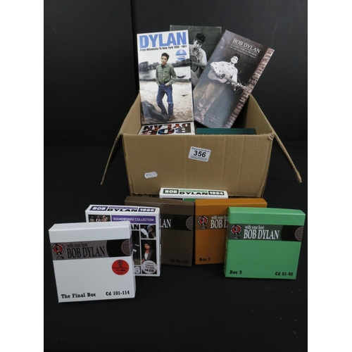 356 - CDs - 29 Bob Dylan CD Box Sets to include Soundboard Collection examples, condition vaires but vg ov... 