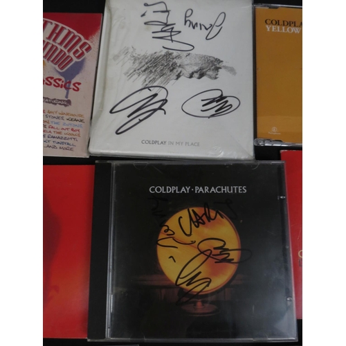 358 - CDs - Around 40 Coldplay & related CDs to include albums, singles and promos, a few copies signed by... 